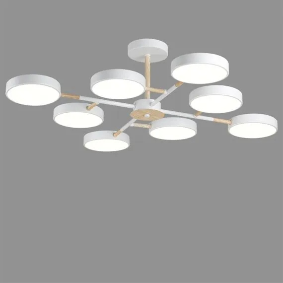 LUMION 5653/99CL LEDIO LN23 276 белый, дерево Люстра потолочная LED 144W 3000-6000K 6748Лм 220V BRAD, изображение 3