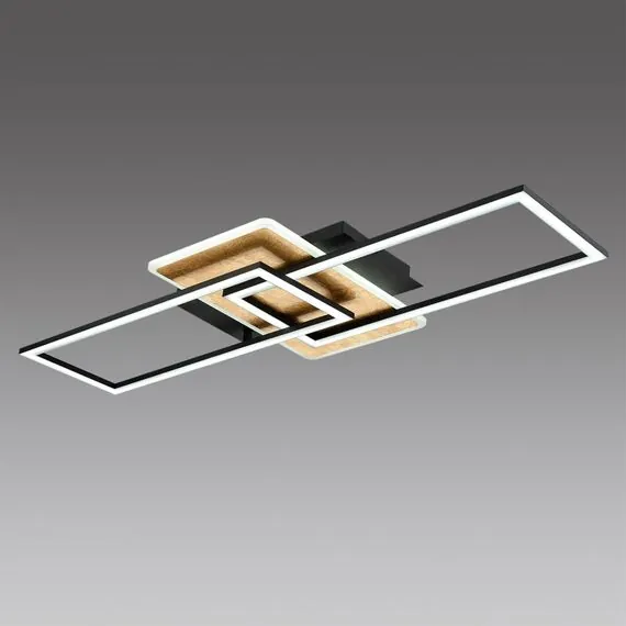 LUMION 8021/90CL LEDIO LN24 черный/золотой/черный, металл/акрил Потолочный светильник LED 90W 220V 3000-6500К GOLDY, изображение 7