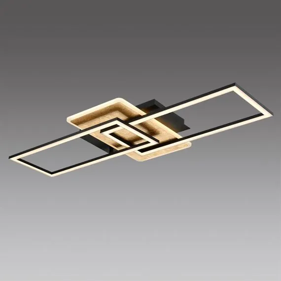 LUMION 8021/90CL LEDIO LN24 черный/золотой/черный, металл/акрил Потолочный светильник LED 90W 220V 3000-6500К GOLDY, изображение 8