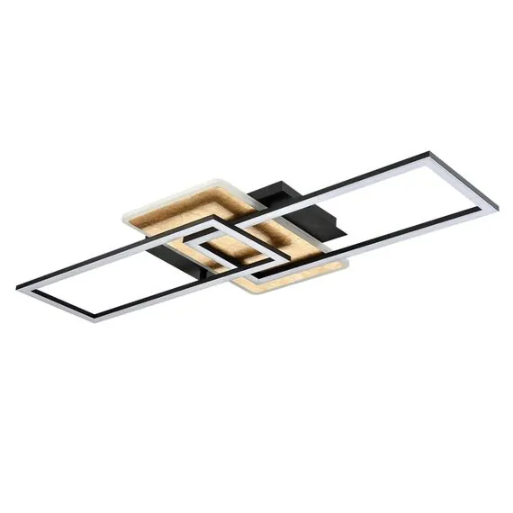 LUMION 8021/90CL LEDIO LN24 черный/золотой/черный, металл/акрил Потолочный светильник LED 90W 220V 3000-6500К GOLDY, изображение 5