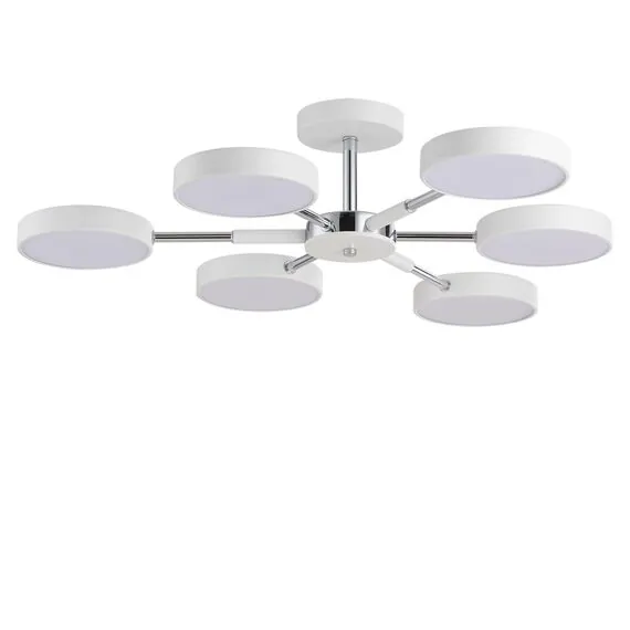 LUMION 5659/99CL LEDIO LN23 281 белый, хром Люстра потолочная LED 108W 3000-6000K 5773Лм 220V MIKA