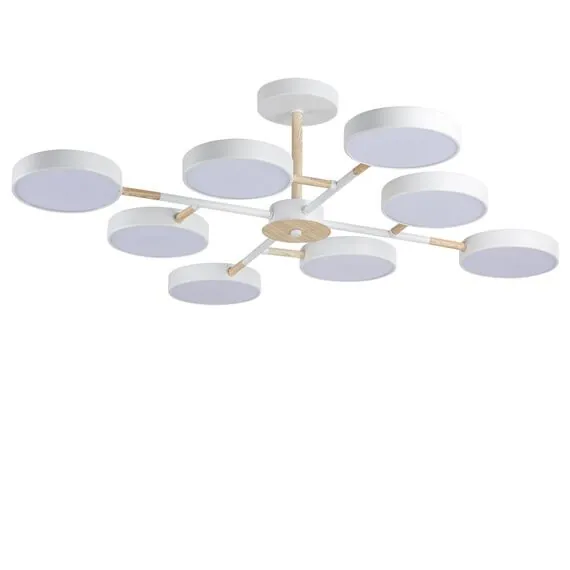 LUMION 5653/99CL LEDIO LN23 276 белый, дерево Люстра потолочная LED 144W 3000-6000K 6748Лм 220V BRAD