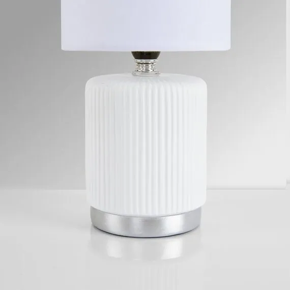 LUMION 8178/1T COUNTY LN25 000 белый, керамика/текстиль Настольная лампа E14 1*40W 220V KAISA, изображение 6