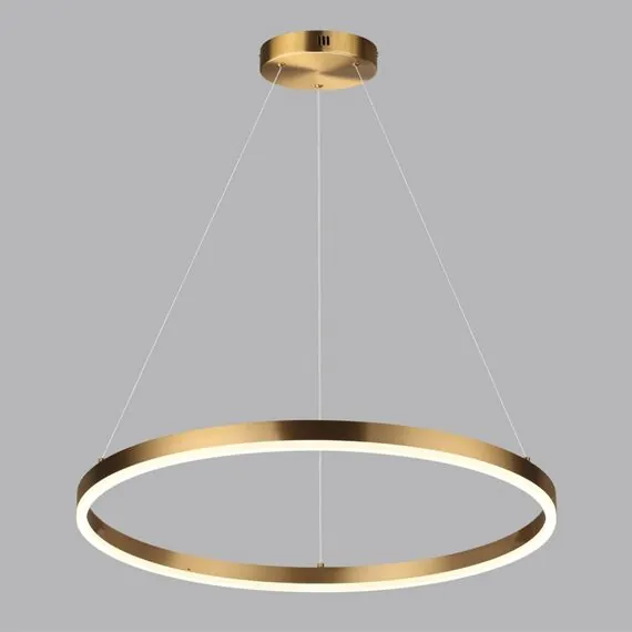 LUMION 6531/50L LEDIO LN23 215  латунь Светильник подвесной LED 50W 3000-6000K 1966Лм 220V ECHO, изображение 3