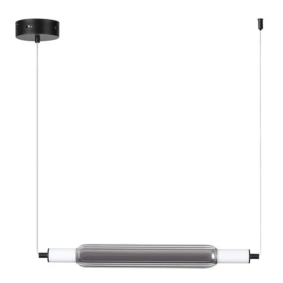 LUMION 6556/15L LEDIO LN25 237 черный/дымчатый/металл/акрил, стекло Подвес LED 15W 4000К 220V TRENDY