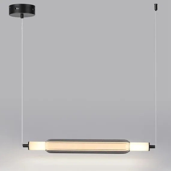 LUMION 6556/15L LEDIO LN25 237 черный/дымчатый/металл/акрил, стекло Подвес LED 15W 4000К 220V TRENDY, изображение 4