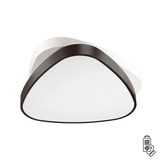 LUMION 4510/72CL LEDIO LN20 000 белый, черный Люстра потолочная диммир. с ДУ LED 72W 3000-6000К 6120Лм 220V AGATHA