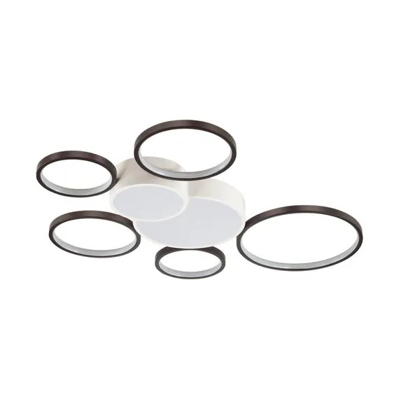 LUMION 5254/99CL LEDIO LN23 246 белый, черный Люстра потолочная диммир. с ДУ LED 126W 8316Лм 220V NORBERT