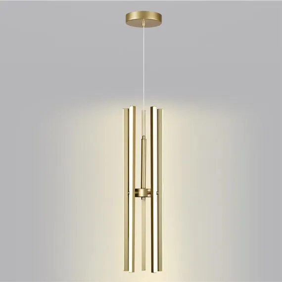 LUMION 6564/60L LEDIO LN25 234 золотой//металл/ Подвесной светильник LED 4000K 60W 220V PARKER, изображение 3