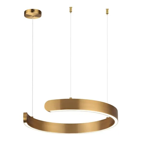 LUMION 6535/28L LEDIO LN23 224 латунь Светильник подвесной LED 28W 3000-6000K 1240Лм 220V INDIE, изображение 3