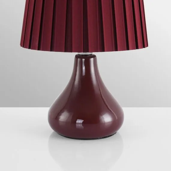 LUMION 8185/1T COUNTY LN25 000 бордовый, керамика/текстиль Настольная лампа E14 1*40W 220V NAINA, изображение 6