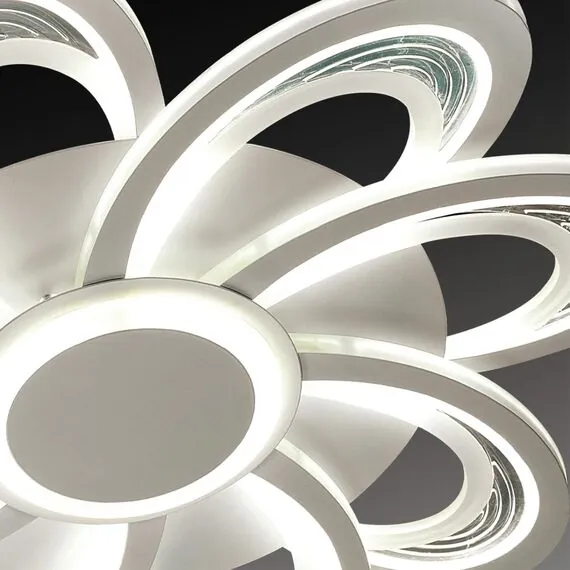 LUMION 8198/95L LEDIO LN25 белый, металл/акрил Потолочный светильник с пультом ДУ 3000-6000К LED 95W 220V MANILA, изображение 7