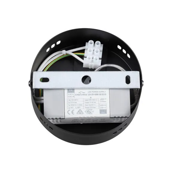 LUMION 6556/15WL LEDIO LN25 237 черный/дымчатый/металл/акрил, стекло Бра LED 15W 4000К 220V TRENDY, изображение 5