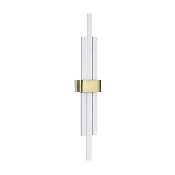 LUMION 5686/18WL LEDIO LN23 350 золотой, белый Настенный светильник LED 18W 3000K 1350Лм 220V TOVE