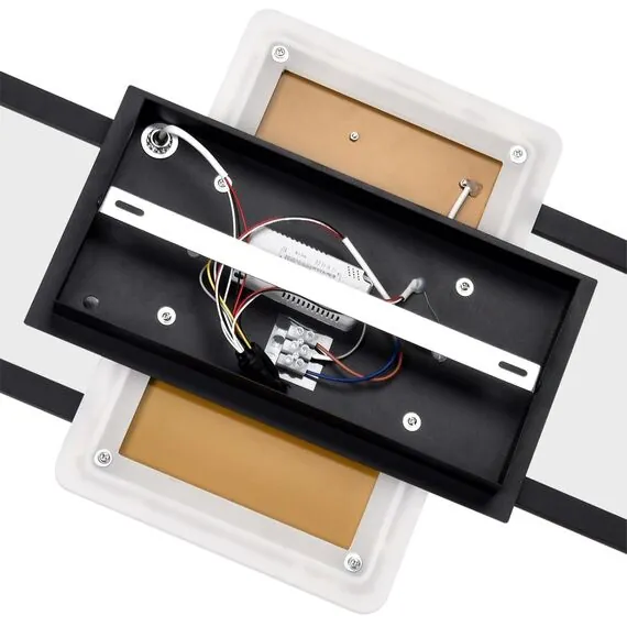 LUMION 8021/90CL LEDIO LN24 черный/золотой/черный, металл/акрил Потолочный светильник LED 90W 220V 3000-6500К GOLDY, изображение 6