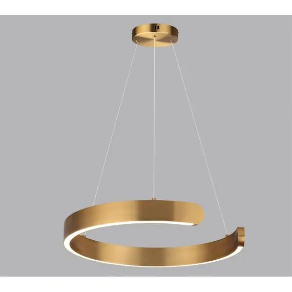 LUMION 6535/28L LEDIO LN23 224 латунь Светильник подвесной LED 28W 3000-6000K 1240Лм 220V INDIE, изображение 4