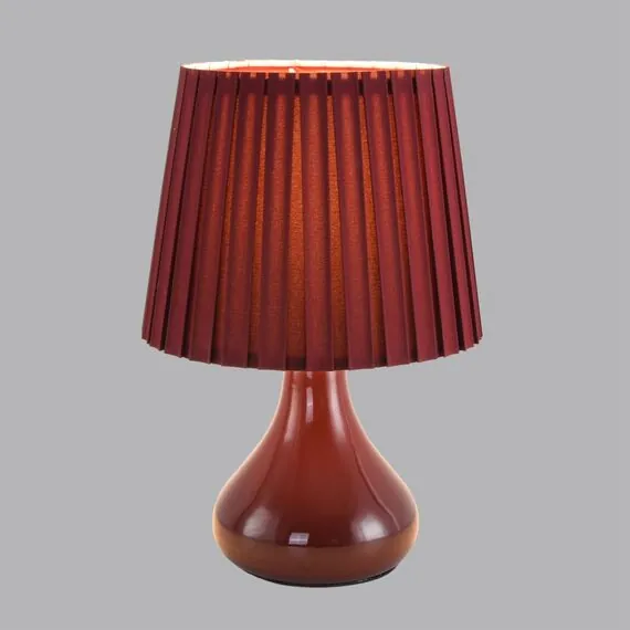 LUMION 8185/1T COUNTY LN25 000 бордовый, керамика/текстиль Настольная лампа E14 1*40W 220V NAINA, изображение 4