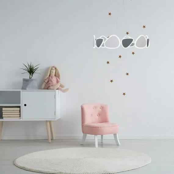 LUMION 5611/99L LEDIO LN23 154 белый, серый Люстра LED диммир. с ДУ 116W 3000-6000К 9576Лм 220V KUMIKO, изображение 3