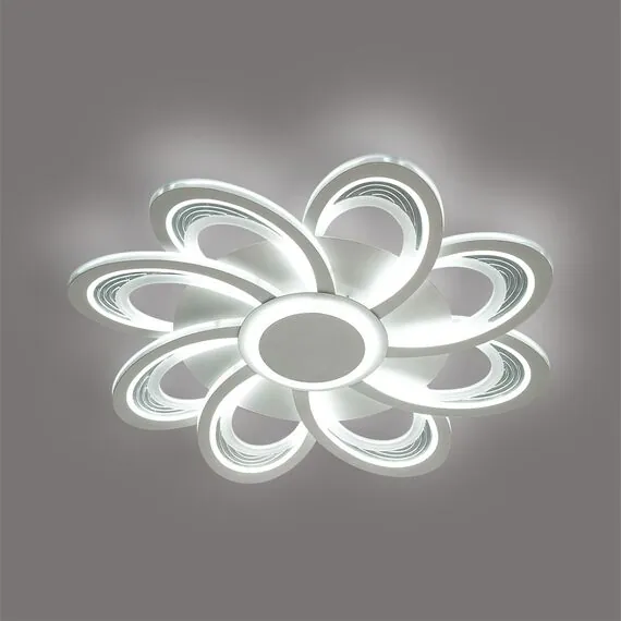 LUMION 8198/95L LEDIO LN25 белый, металл/акрил Потолочный светильник с пультом ДУ 3000-6000К LED 95W 220V MANILA, изображение 9