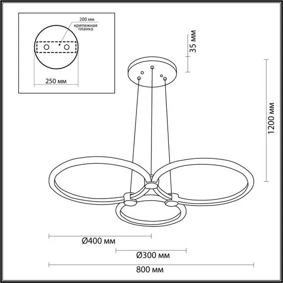 LUMION 5297/80L LEDIO LN23 085 золотой Светильник подвесной LED диммир. с ДУ 80W 3000-6000К 6232Лм 220V NOVA, изображение 2