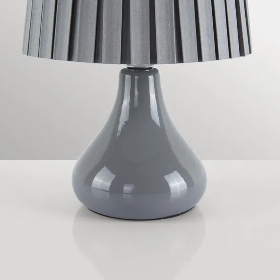 LUMION 8184/1T COUNTY LN25 000 серый, керамика/текстиль Настольная лампа E14 1*40W 220V NAINA, изображение 6