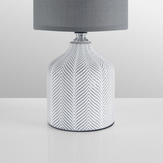 LUMION 8176/1T COUNTY LN25 000 серый, керамика/текстиль Настольная лампа E14 1*40W 220V ININA, изображение 6