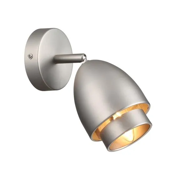 LUMION 8000/1W MODERNI LN25 166 никель/никель металл/металл Настенный светильник Е14 40W 220V AVRORA, изображение 4