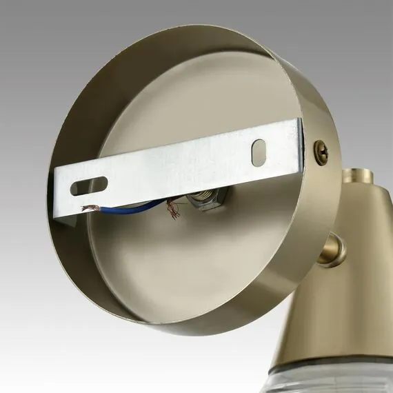 LUMION 6596/1W MODERNI LN25 183 латунь титаниум/прозрачный, металл/стекло Бра E27 1*60W 220V CORNE, изображение 5