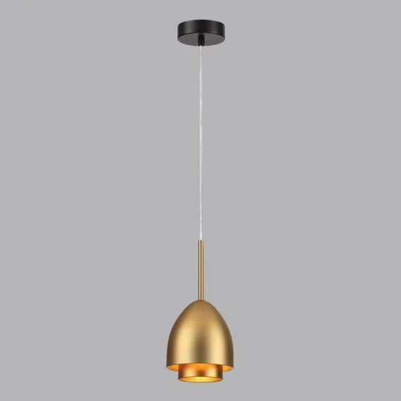 LUMION 8001/1A MODERNI LN25 166 черный/античное золото металл/металл Подвес Е14 40W 220V AVRORA, изображение 3