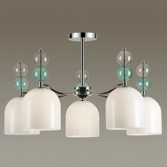 LUMION 5235/5C MODERNI LN23 101 хром Люстра потолочная E27 5*40W 220V GILLIAN, изображение 3