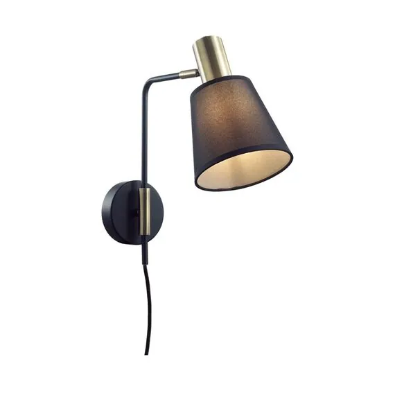 LUMION 3638/1W MODERNI LN19 182 черный Бра E14 40W 220V MARCUS, изображение 3