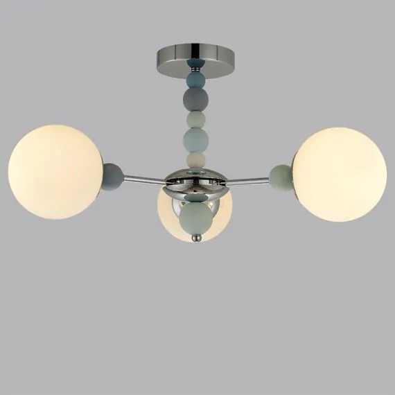 LUMION 6525/3C MODERNI LN23 289 хром Люстра потолочная E14 3*40W 220V SUNDAY, изображение 3