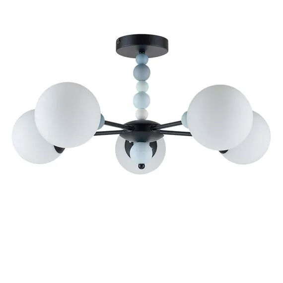 LUMION 6526/5C MODERNI LN23 291 чёрный Люстра потолочная E14 5*40W 220V SUNDAY