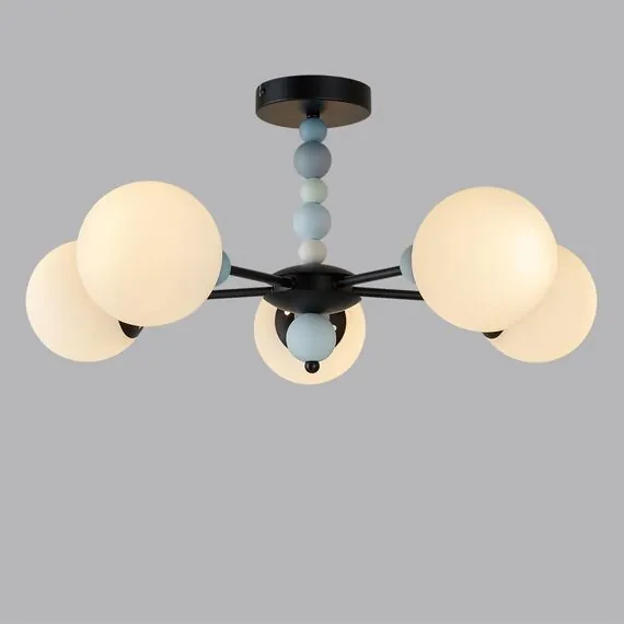 LUMION 6526/5C MODERNI LN23 291 чёрный Люстра потолочная E14 5*40W 220V SUNDAY, изображение 3