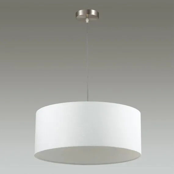 LUMION 3745/3 MODERNI LN19 126 никель/белый, металл/текстиль Подвес E27 3*60W 220V NIKKI, изображение 3