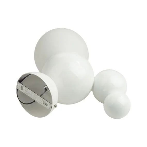 LUMION 6565/1W MODERNI LN25 118 белый/белый матовый/металл/стекло Бра E27 1*40W 220V BLASEN, изображение 6