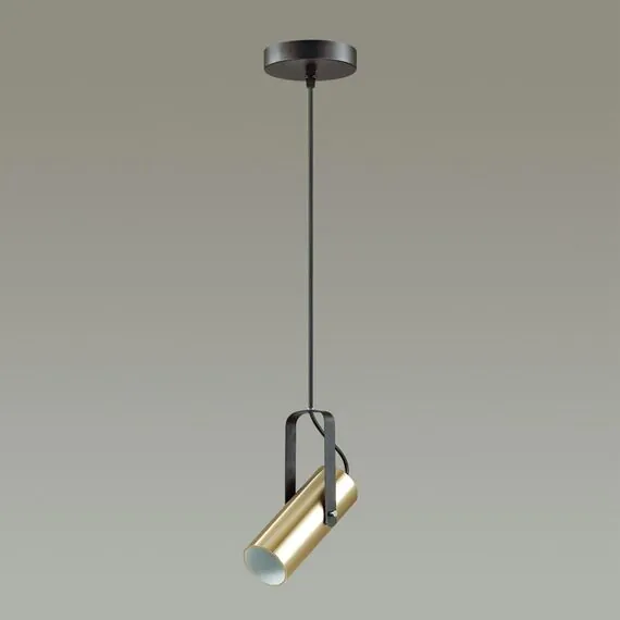 LUMION 3714/1 MODERNI LN19 238 золотой, чёрный Подвес GU10 LED 1*5W 220V CLAIRE, изображение 4