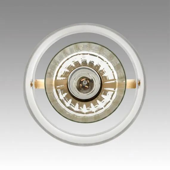 LUMION 6593/1 MODERNI LN25 324 латунь/белый, металл/текстиль, стекло Подвес E14 1*40W 220V JANE, изображение 4