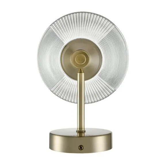 LUMION 6596/1W MODERNI LN25 183 латунь титаниум/прозрачный, металл/стекло Бра E27 1*60W 220V CORNE, изображение 3