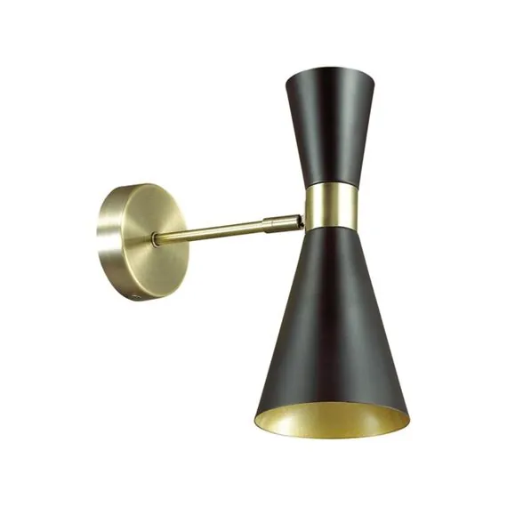 LUMION 3662/1W MODERNI LN18 180 античная бронза/матовый черный Бра E14 60W 220V QUINN