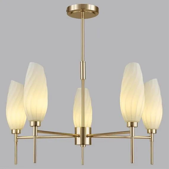 LUMION 6518/5C MODERNI LN23 169 золотой Люстра потолочная G9 5*40W 220V SHIVON, изображение 3