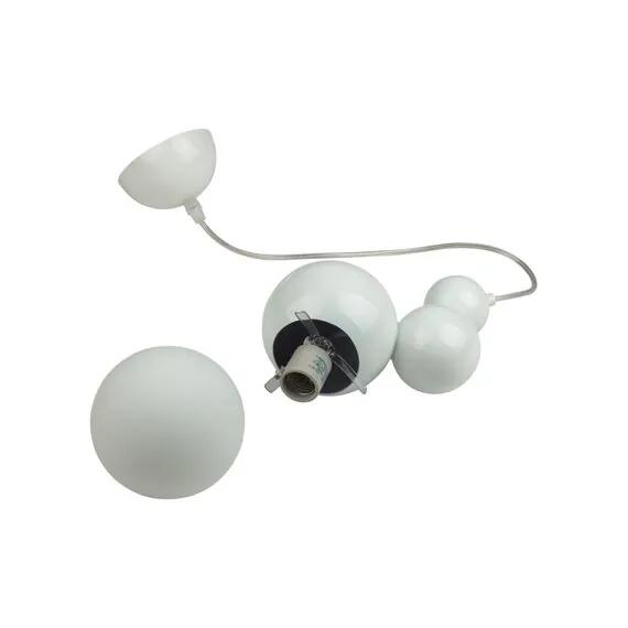 LUMION 6565/1A MODERNI LN25 118 белый/белый матовый/металл/стекло Подвес E27 1*40W 220V BLASEN, изображение 7