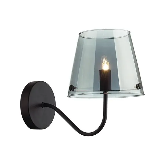 LUMION 6570/1W MODERNI LN25 103 черный/дымчатый/металл/стекло Бра G9 1*20W 220V SMOKY, изображение 6