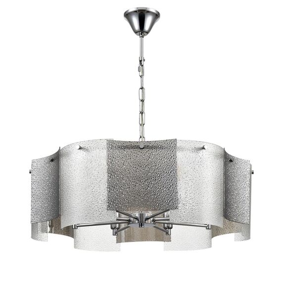 LUMION 6594/8 MODERNI LN25 148 хром/тонированное стекло, металл/стекло Люстра подвесная E14 8*40W 220V DANDY