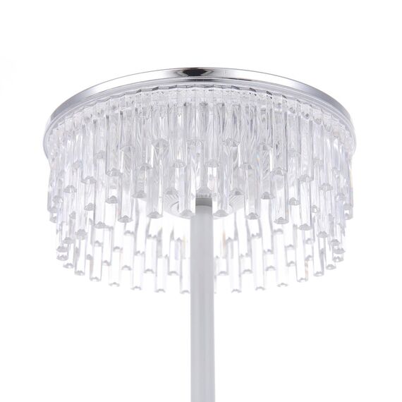 LUMION 8253/1TL LEDIO LN25 393 серебро/белый/прозрачный, металл/акрил Настольная лампа LED 7W 4000К 220V SATIANA, изображение 7