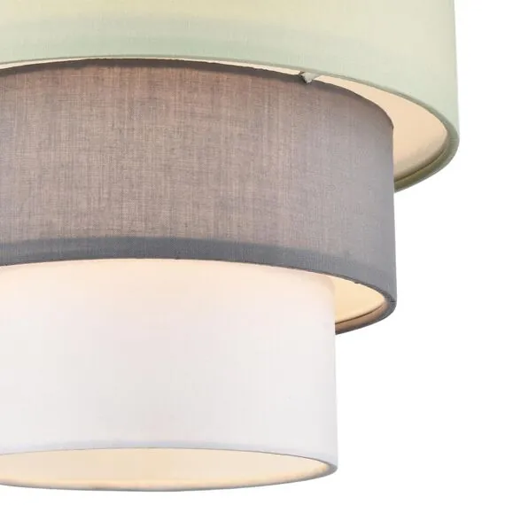 LUMION 8039/1 MODERNI LN25 133 никель/мятный/серый/белый, металл/текстиль Подвесной светильник Е27 60W 220V ILAIDA, изображение 6