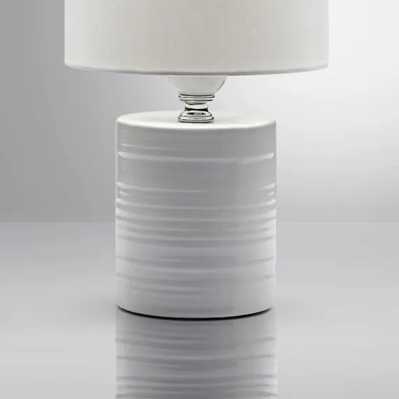 LUMION 8144/1T MODERNI LN25 000 белый, керамика/текстиль Настольная лампа Е27 1*60W 220V TUALA, изображение 5