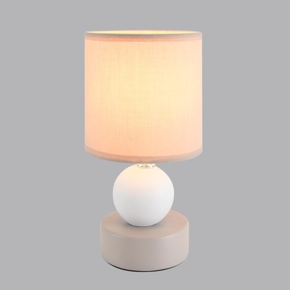 LUMION 8180/1T MODERNI LN25 000 светло-серый, керамика/текстиль Настольная лампа E14 1*40W 220V LALANA, изображение 4