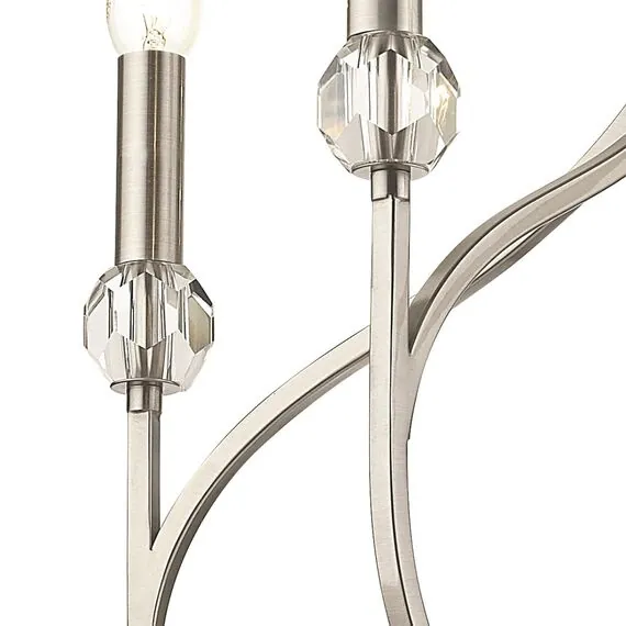 LUMION 4495/5C NEOCLASSI LN20 83 никель Люстра потолочная E14 5*60W 220V MACKENZIE, изображение 3