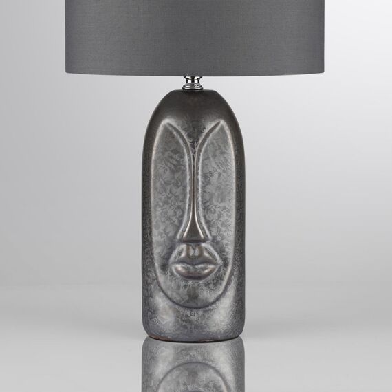 LUMION 8146/1T MODERNI LN25 000 серый, керамика/текстиль Настольная лампа Е27 1*60W 220V AKIVI, изображение 6